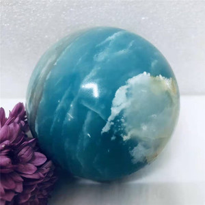 Sfera di Cristallo Naturale all'Ingrosso, Pietre Curative, Calcite Blu dei Caraibi - Product Image 5