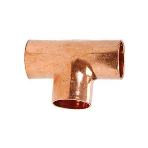 Conector en T de cobre de 10 mm para conexiones de plomería - Product Image 1