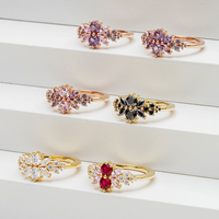 Blanc D couleur ronde moissanite bague de fiançailles pierre précieuse cultivée en laboratoire marquise 14K 18K bijoux en or en vente