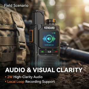 KENEARD KE-777 4G LTE สำหรับ GPS Beidou วิทยุสื่อสารแบบพกพา ระบุตำแหน่งแบบเรียลไทม์ แบตเตอรี่ 3000mAh รองรับซิมคู่ สลับซิมอัตโนมัติ กำลังส่ง 2 วัตต์ - Product Image 4