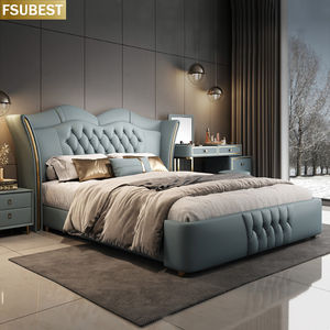 Lit Queen Size Européen Cadre de Lit de Luxe Lit Cama Yatak Letto Letti Bedden Meubles de Chambre Sommier Casal Matrimoniale 2 Personnes - Product Image 2