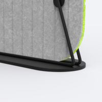 Cloison de bureau acoustique en feutre polyester écologique, couleur personnalisée, écran de séparation pour la maison, le bureau et la salle de classe