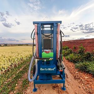 La migliore vendita di piccoli EB-200 portatili personalizzabili 100m 150m 200m impianto di perforazione per pozzi d'acqua <span class=keywords><strong>30</strong></span> HP piattaforma di perforazione agricola a ruote - Product Image 1