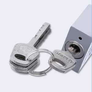 फेइखुन कारखाने उच्च गुणवत्ता कस्टम वर्ग इलेक्ट्रोप्लेटेड उज्ज्वल क्रोम-प्लेटेड ब्लेड आयरन लॉक कैनाडियन पैडलॉक - Product Image 3
