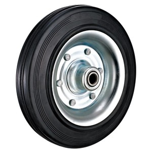 6inch 8inch Thùng rác ngoài trời có thể lõi thép cao su Caster Thùng Rác Công nghiệp bánh xe thầu dầu - Product Image 5