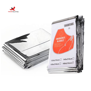 Couverture d'urgence argentée double face ultra-réfléchissante pour la survie en cas d'hypothermie, équipement de sauvetage extérieur GZ RTS, commande en gros mixte - Product Image 2