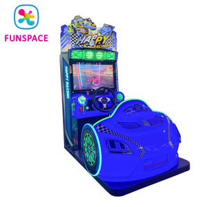 Funspaces máquina recreativa que funciona con monedas consolas de juegos <span class=keywords><strong>Happy</strong></span> Speed car game Road Racing simulator - Product Image 1