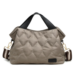Bolso Tote para Mujer, Ligero, Moderno, Tipo Puffer, Bandolera, Bolso de Hombro, Acolchado - Product Image 1