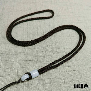 Collana con Cordino Intrecciato a Mano Regolabile Fai-da-te con Ciondolo in Cristallo, Smeraldo, Agata, Ambra - Accessori per Collane - Product Image 4