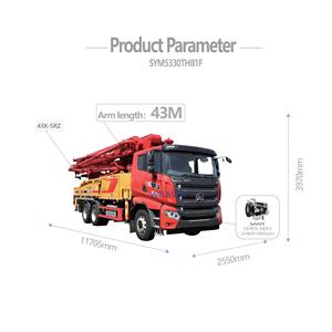 <span class=keywords><strong>Camión</strong></span> <span class=keywords><strong>Bomba</strong></span> de Concreto SANY con Pluma de 43 Metros de Alcance, <span class=keywords><strong>Precio</strong></span> de Fábrica - Product Image 6