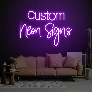 Wholesale Led Logo Light NO MOQ Neon Sign Custom Made Wedding Dropshipping Neon Sign For Bedroom Party Home Decor