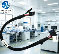 Adaptor Kabel Konektor 5-Pin ke 4-Pin Kustom dengan Selubung Anyaman untuk Kontrol Industri & Perangkat Elektronik