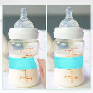 Étiquettes en silicone réutilisables résistantes à la température pour biberons et tasses - Product Image 4
