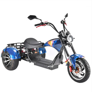 Triciclo Eléctrico Abierto para Adultos con <span class=keywords><strong>Tres</strong></span> <span class=keywords><strong>Ruedas</strong></span> y Neumáticos Grandes, <span class=keywords><strong>Citycoco</strong></span>, Scooter Eléctrico de 3 <span class=keywords><strong>Ruedas</strong></span> y 1000W, Disponible en Almacenes de EE. UU./UE - Product Image 3