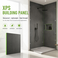 Panneau de support en mousse de fibre de verre avec revêtement en quartz, résistant à l'humidité, pour l'adhérence des carreaux de sol de salle de bain