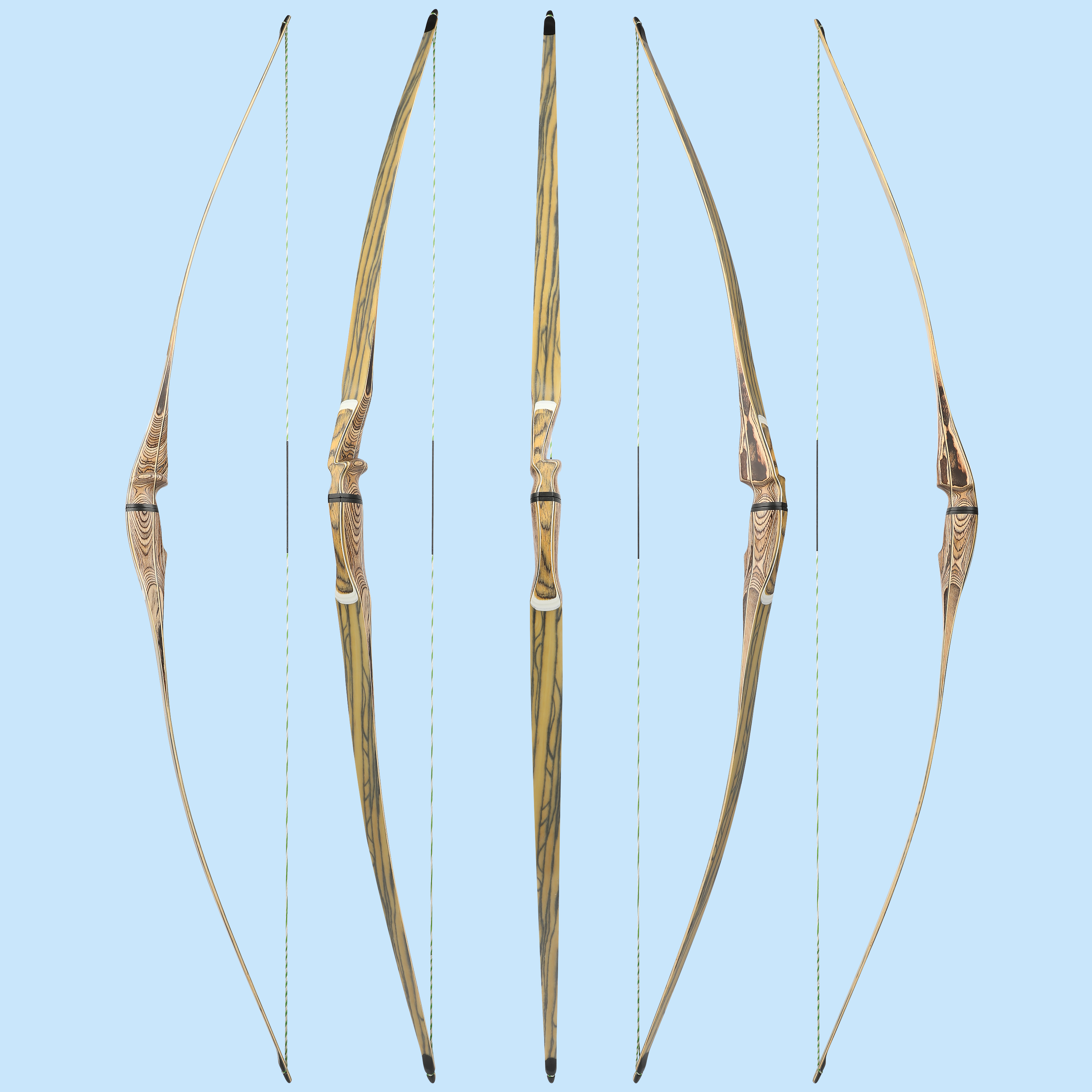 Longbow Démontable TOPARCHERY 64 Pouces – 25-50 Lbs – Chasse Traditionnelle – Rouge