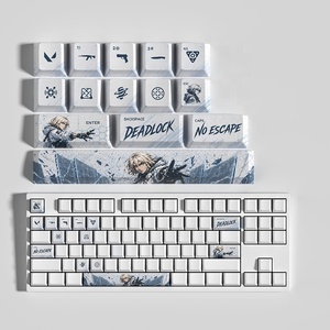 Ensemble de 14 touches PBT Dye-Sub, style VLRNT, profil Cherry Omen/<span class=keywords><strong>Iso</strong></span>/Sage, pour clavier mécanique de jeu - Product Image 2