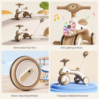 Trike à 3 roues de haute qualité Nouveau design pour bébé et enfants Tricycle vélo avec musique légère Voiture électrique en plastique pour enfants