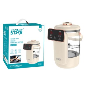 กาต้มน้ำไฟฟ้าอัจฉริยะ Winning Star ขนาด 1.6-2.0 ลิตร พร้อมหน้าจอดิจิตอลและระบบปิดอัตโนมัติ สำหรับใช้ในครัวเรือน - Product Image 1