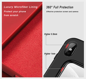 <span class=keywords><strong>Coque</strong></span> en silicone liquide authentique pour <span class=keywords><strong>iPhone</strong></span> 17 16 15 Pro Max avec doublure en microfibre, antichoc, souple et anti-rayures - Product Image 5