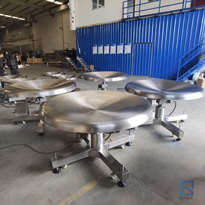 Fully Automatic Rotary Material Handling <strong>Tray</strong>, Reverse Bow Disc Machine, Stainless Steel Turntable, <strong>Rotating</strong> Storage <strong>Tray</strong> - Product Image 6