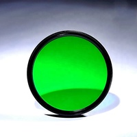 Filtres optiques passe-haut Verre vert 520nm 525nm 530nm 532nm 535nm 540nm 550nm Filtres passe-bande lentille