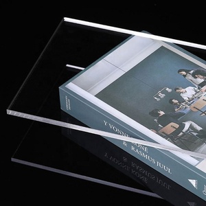 New Acrylic Computer Display <b>Stand</b> Keyboard Flat Transparent Electronic Digital Exhibition <b>Hall</b> Bathroom Use White Stackable - Product Image 4