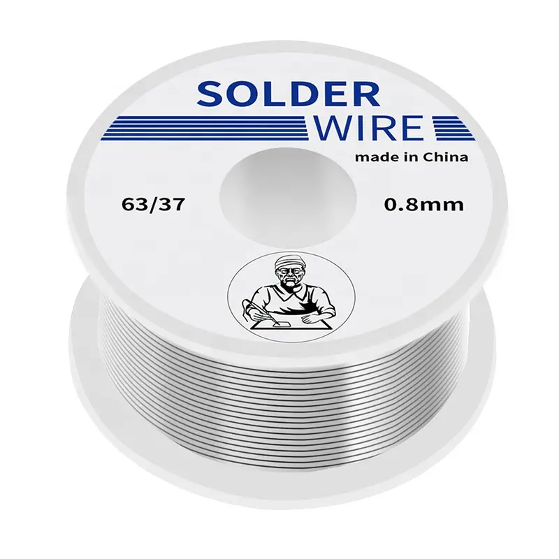 Lead Solder Wire Activity Flux Cored Welding Wire Solder Wire of 63/37 100g 0.8mm 1.0mm 1.2mm 1.8mm