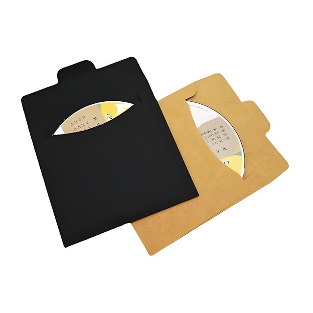 Factory Price Square Custom Size Recycled Kraft Eco-Friendly CD Packaging Envelopes