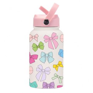 Fashion Portable Portable Straw Water <b>Bottle</b> Stainless Steel Large Diameter Sports Water <b>Bottle</b> Printing Design 650ml - Product Image 6