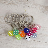 Porte-clés personnalisé en résine, mini pendentif 3D coloré, accessoires de mode pour sacs et clés de voiture