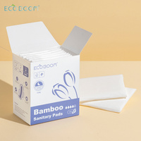 Sous-vêtements pour serviettes hygiéniques menstruelles ECO BOOM oem pour femmes de nuit protège-slip jetable en bambou