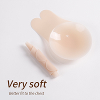 Protège-mamelons adhésifs en silicone chaud, lavables, invisibles, respirants, mats, solides, effet push-up, sans bretelles, pour un lifting discret