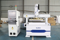 Machine de découpe CNC à changement d'outil automatique GC1325ATC, machine à bois avec broche de 9 kW, table de travail de 1500x3000 mm
