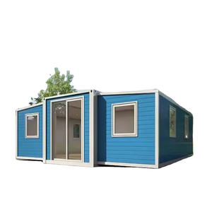 Casa Contenedor Prefabricada Expandible de Lujo de 20 pies/40 pies, Casa Móvil Pequeña de 2-3 Dormitorios, Hoteles, Edificio de Oficinas, Panel Sándwich Duradero - Product Image 1