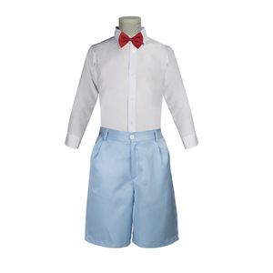 Disfraz de Detective <span class=keywords><strong>Conan</strong></span> para <span class=keywords><strong>Halloween</strong></span>, Conjunto de Disfraz con Blazer Azul y Corbata de Moño Roja de Poliéster para Adultos - Product Image 5