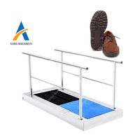 Machine de nettoyage de semelles de chaussures en acier inoxydable pour usage industriel, machine à laver les chaussures portable, machine à nettoyer les baskets