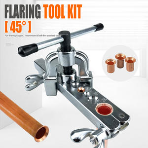 Élargisseur de tuyaux à 45 degrés en deux parties pour l'évasement des tuyaux en cuivre, aluminium, tubes en acier inoxydable souple, métrique/imperial, qualité bricolage CT-195 - Product Image 5