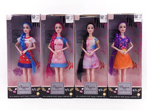 Jinming juego para ninos 11 pulgadas beauty Girl set con accesorios vestir DIY muñeca cuerpo sólido muñeca Set - Product Image 4