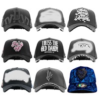 Casquette de sport pour homme de qualité supérieure, modèle Barbas, à calotte courbée, visière en daim noir, 5 panneaux, style A-Frame