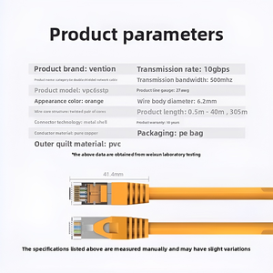 <span class=keywords><strong>Cable</strong></span> Ethernet Industrial VPC6SSTP Categoría <span class=keywords><strong>6A</strong></span> SFTP, <span class=keywords><strong>Cable</strong></span> de Conexión Blindado de Doble Cabeza - Product Image 6