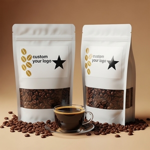 วัสดุเกรดอาหารสำหรับบรรจุภัณฑ์กาแฟขายส่ง ทนต่อการเจาะ มีหน้าต่างใส ขนาดตามสั่ง สำหรับกาแฟคั่วสด สอบถามราคาภายใน 24 ชั่วโมง - Product Image 2