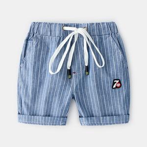 Compre Directamente del Fabricante en China, Pantalones Cortos de Playa de Algodón a Rayas para Niños, Pantalones de Cinco Puntos de AliExpress - Product Image 2