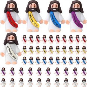 Mini Figuras de Cristal Jesús Te Ama Juguetes de Cristo para Juego de Escondite Regalos Religiosos para Fiestas de Escuela Dominical - Product Image 1