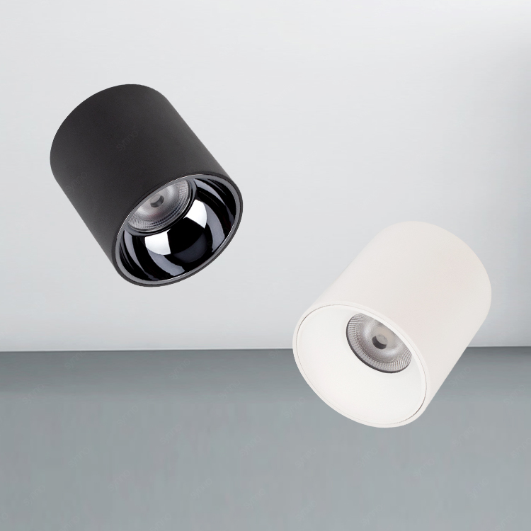 Modern LED Surface Mounted Downlight Black