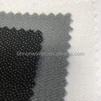 Tissu de doublure synthétique pe à double points, blanc noir, largeur 150cm, vente en gros, 65g, chine