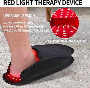 Promueve el metabolismo celular Circulación sanguínea 4 colores Uso doméstico Recuperación Terapia de luz roja Pie de fabricante de China para pie - Product Image 6