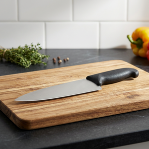 Cuchillo de Chef Gyuto Profesional con Hoja Dentada y Mango de Plástico, Apto para Lavavajillas, Hecho en Japón, 9.45 Pulgadas (24 cm) - Product Image 3