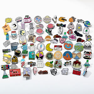 Pins de metal esmaltado personalizados al por mayor con la inscripción 'I Love Jesus', artículos cristianos para la iglesia, regalos religiosos, broche con logotipo en stock - Product Image 2