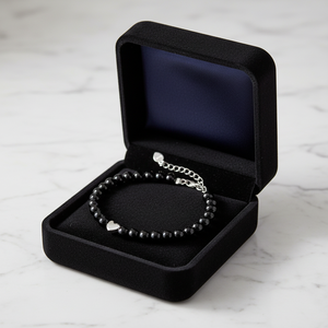 Bracelet en argent 925 avec agate perlée tendance UM JEWELRY pour femmes - Cadeau de fiançailles, de mariage, d'anniversaire et de fête - Product Image 3